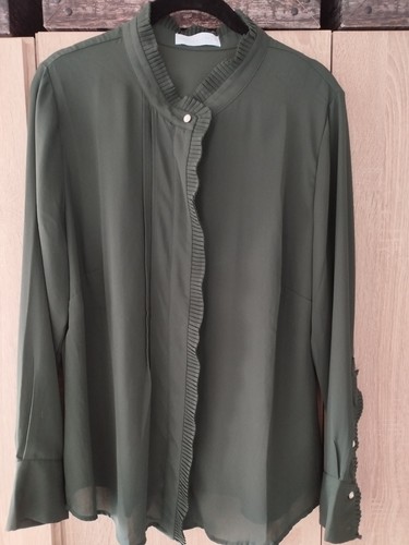 Damen bluse langarm rundhals - bluse,