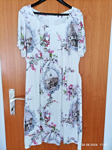 Damen sommerkleid himmelblau - damen,